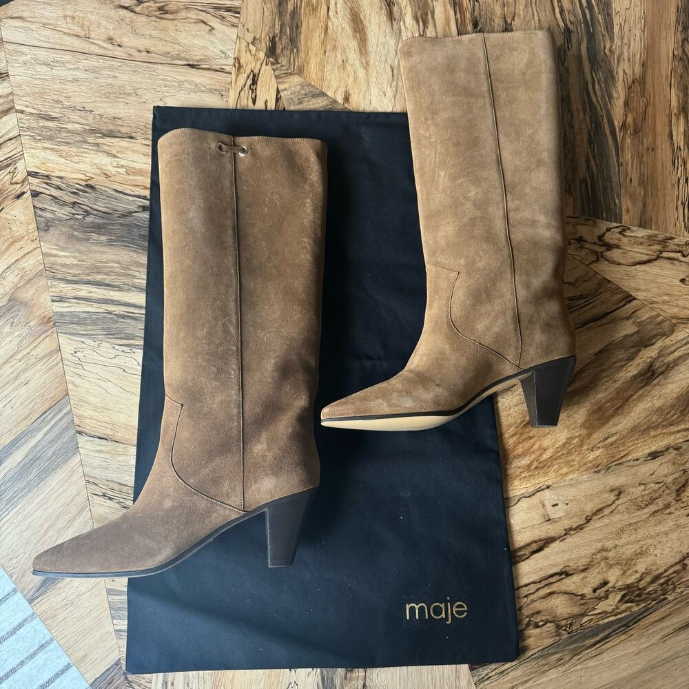 Maje Calzado Camel Boots - Picture 4 of 9